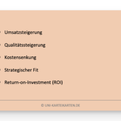 Informationsmanagement FernUni Hagen Karteikarte 1.2